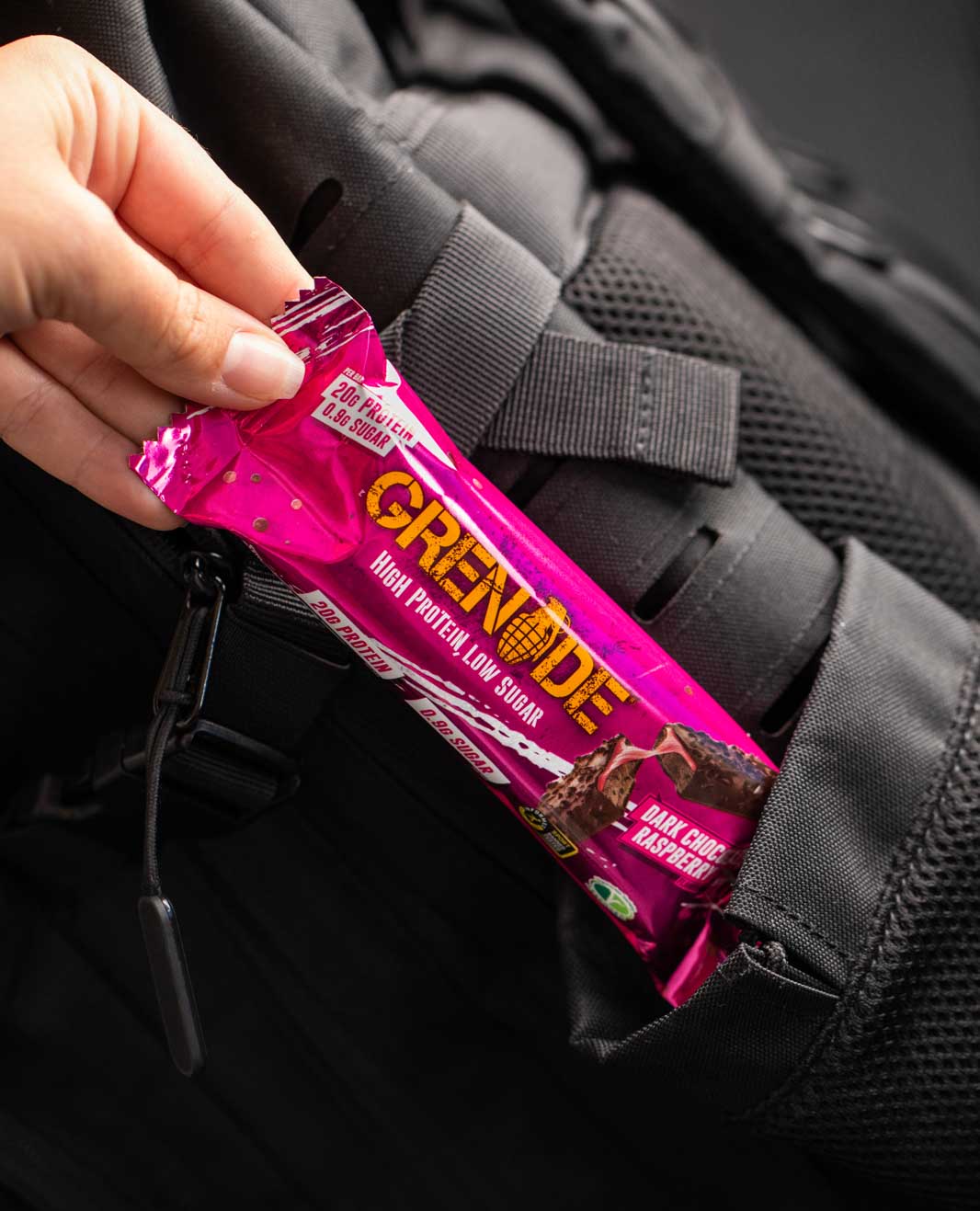 Grenade Dark Chocolate Raspberry Protein Bar