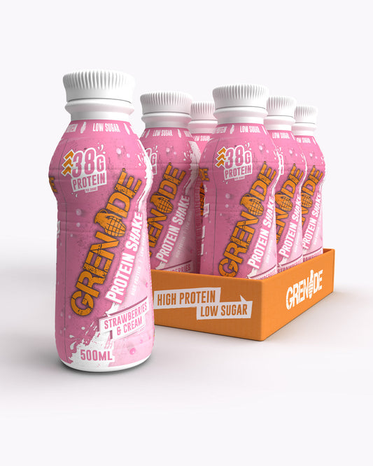 Strawberries and Cream Protein Shake (6 Pack) 500ml - Sub & Save Exclusive