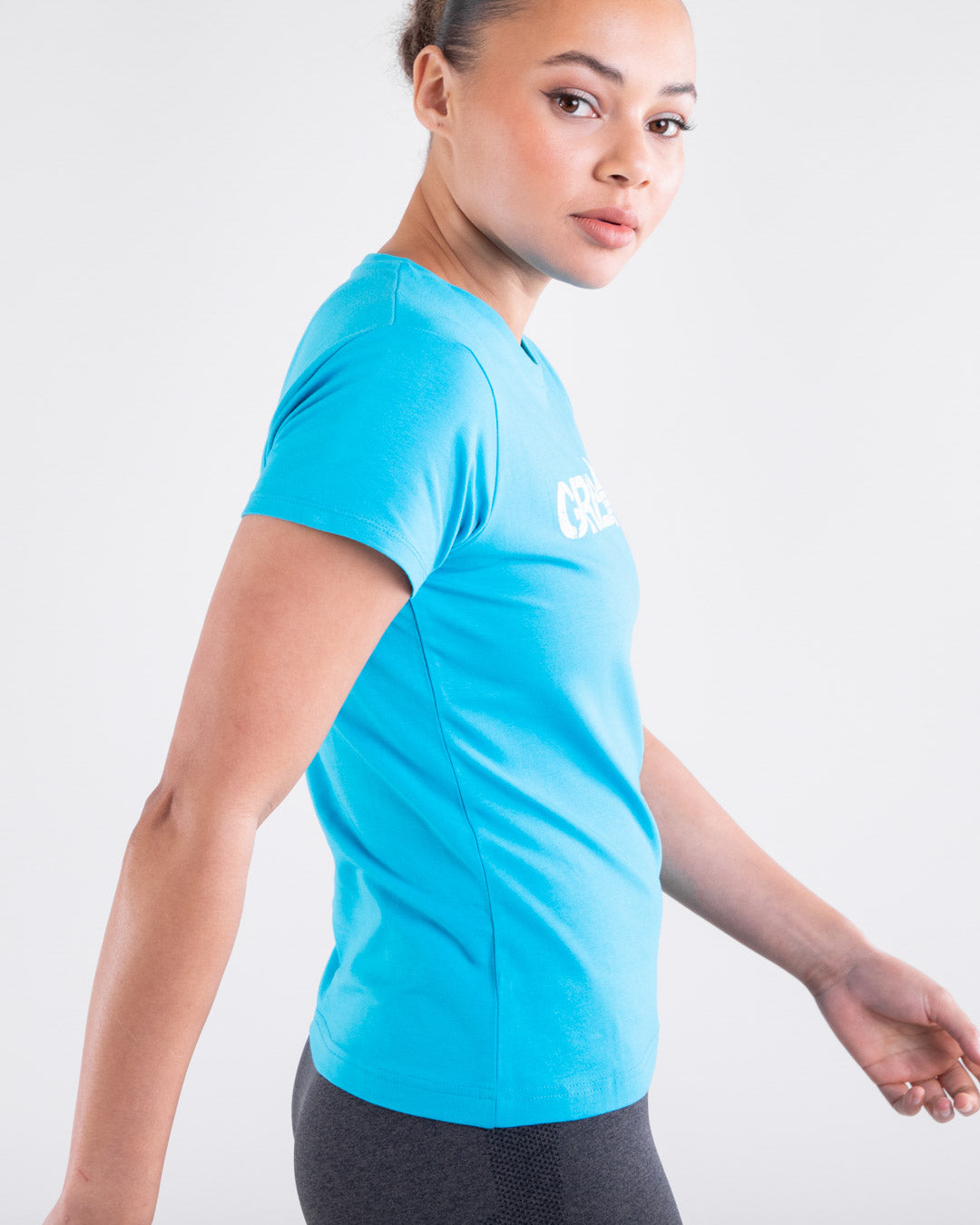 Grenade Womens Core T Shirt Blue Side View