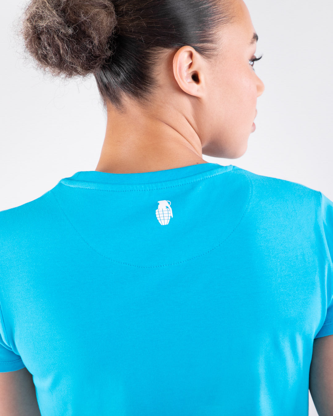 Grenade Womens Core T Shirt Blue Back View