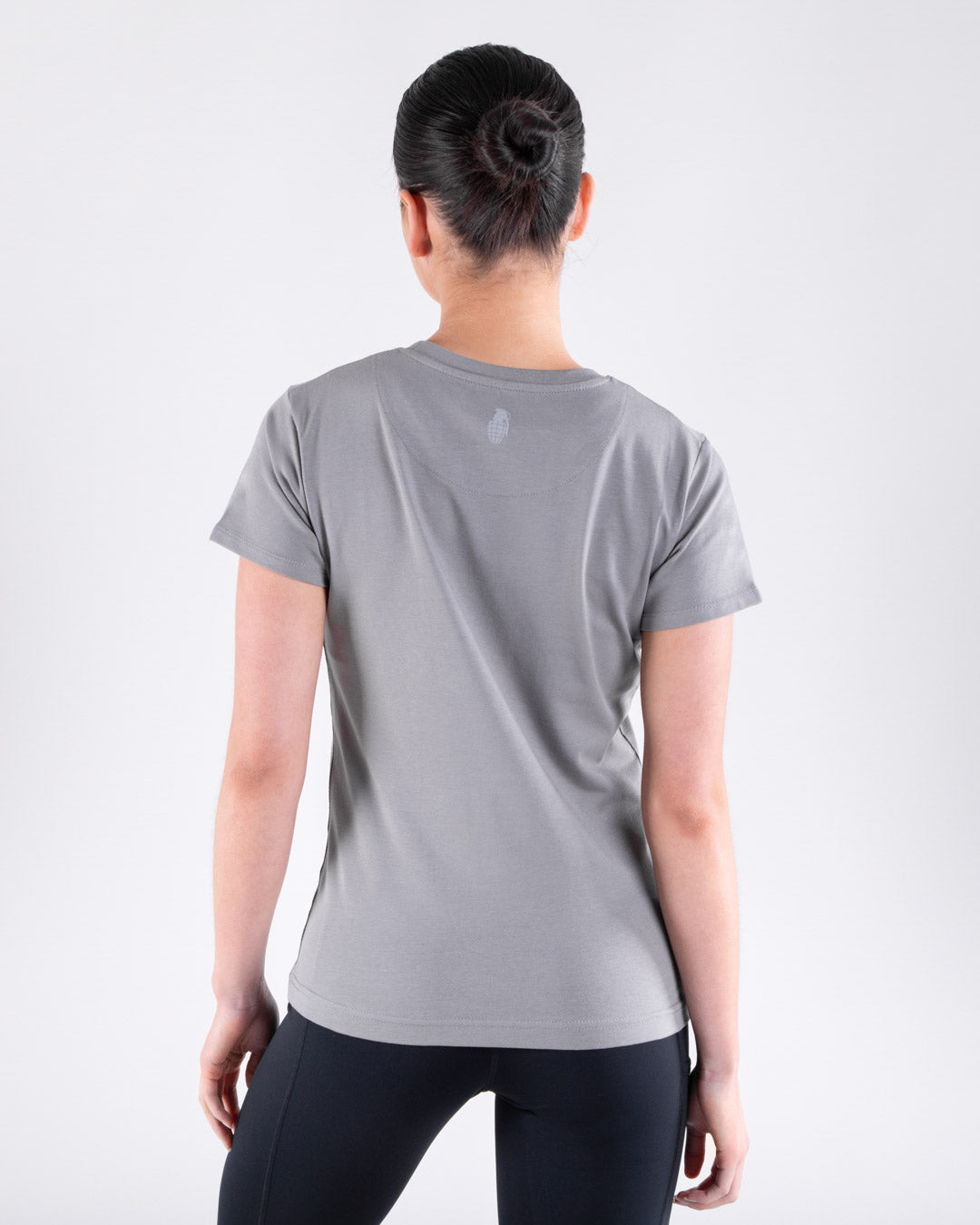 Grenade Womens Core T Shirt Grey Rear