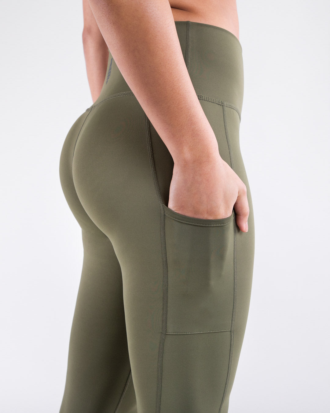 Grenade Womens Leggings Army Green Pockets
